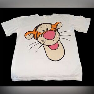 Disney Parks Winnie The Pooh TIGGER Vintage Style Big Face Shirt Adult Small